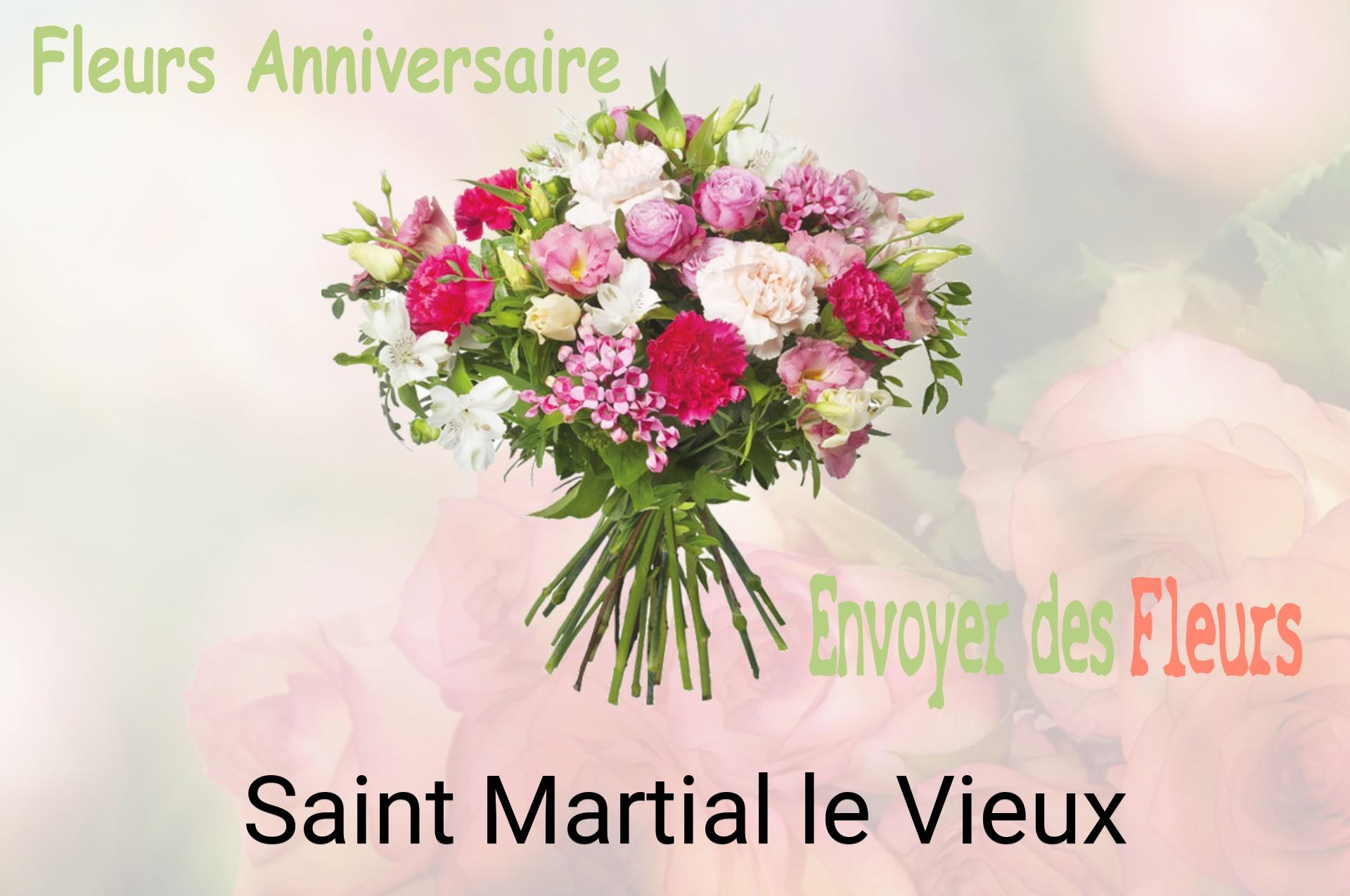 Bouquet de fleurs d’anniversaire livré à Saint-Martial-le-Vieux